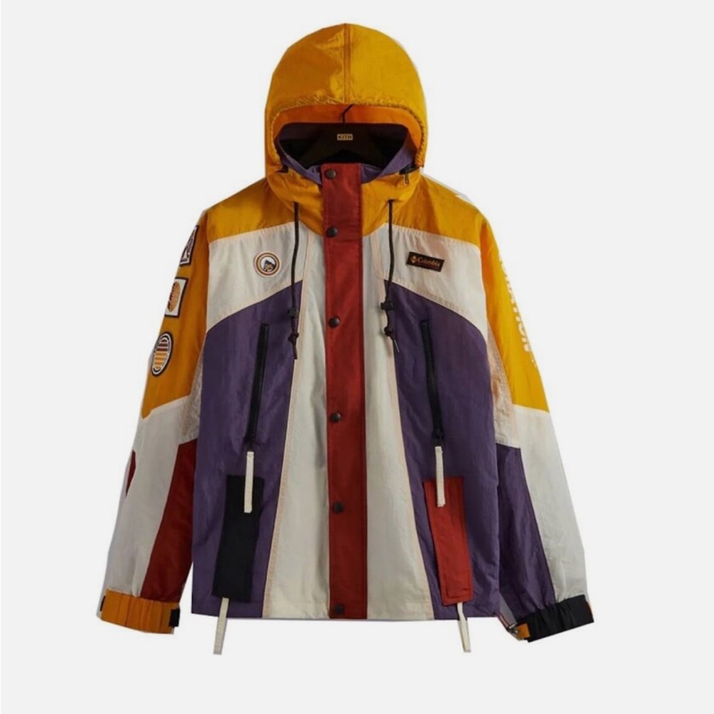 Kith x Columbia Chuting ll Jacket Golden Yellow 2022 Collection